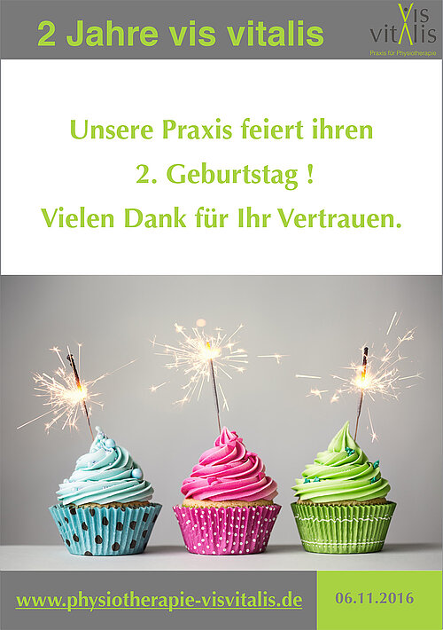 Unsere Praxis feiert ihren 2. Geburtstag!