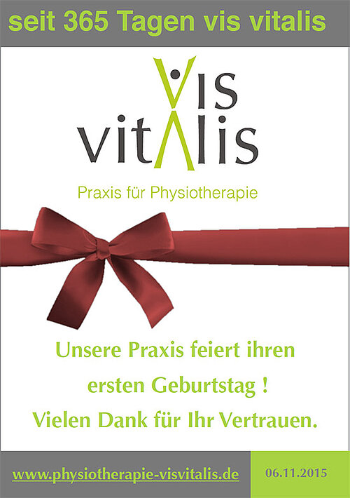 Unsere Praxis feiert ihren ersten Geburtstag!