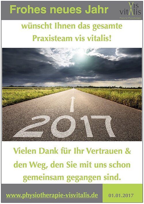 Frohes neues Jahr wünscht das Team vis vitalis